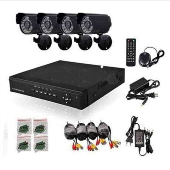 Πλήρες πακέτο - Dvr + 4 κάμερες - «KIT» Κιτ παρακολούθησης βίντεο
