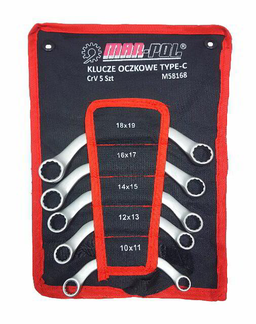 ΣΕΤ ΚΛΕΙΔΙΩΝ ΣΕ ΣΧΗΜΑ C 5 ΤΕΜΑΧΙΩΝ ΣΕ ΘΗΚΗ MAR-POL