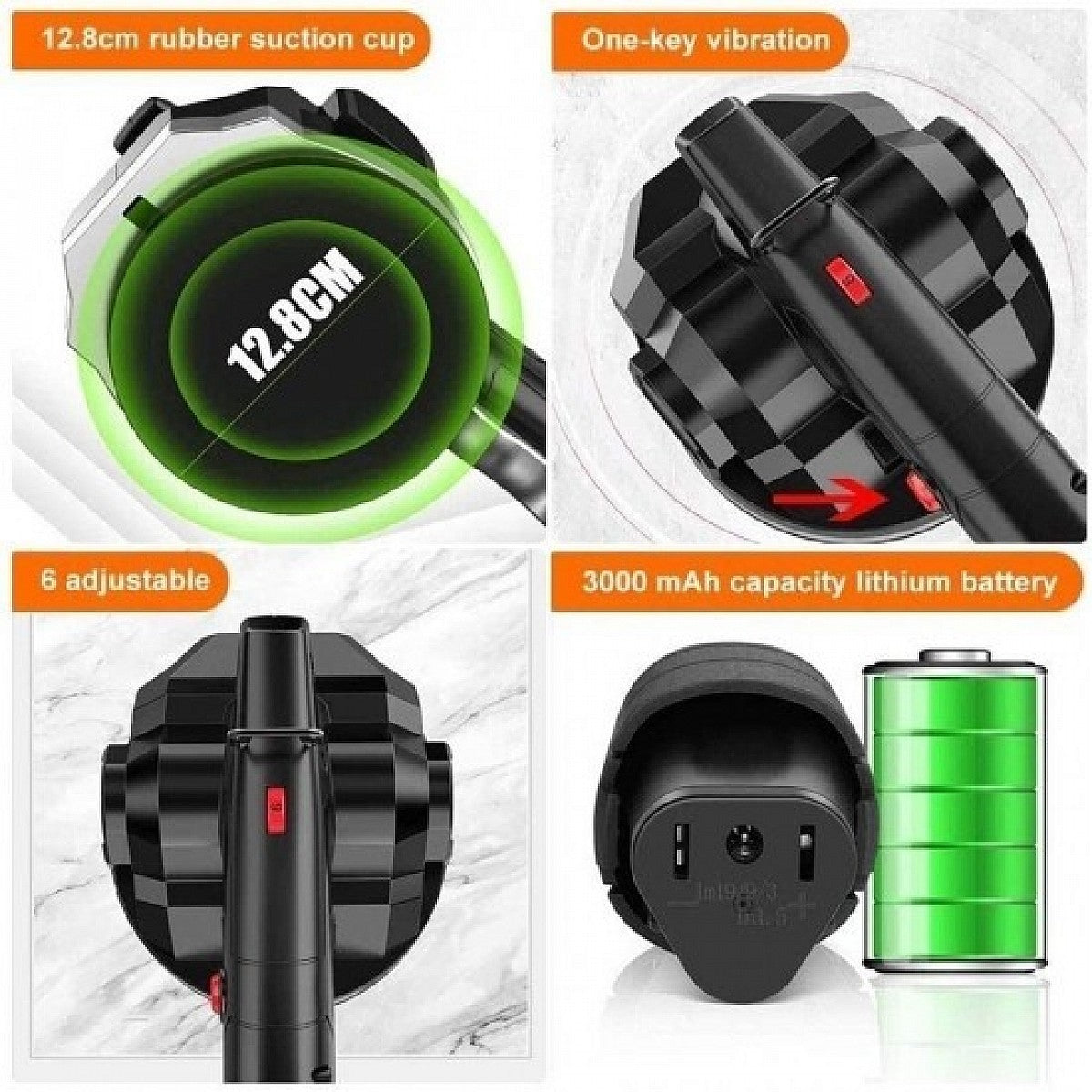 Επαναφορτιζόμενη βεντούζα πλακιδίων