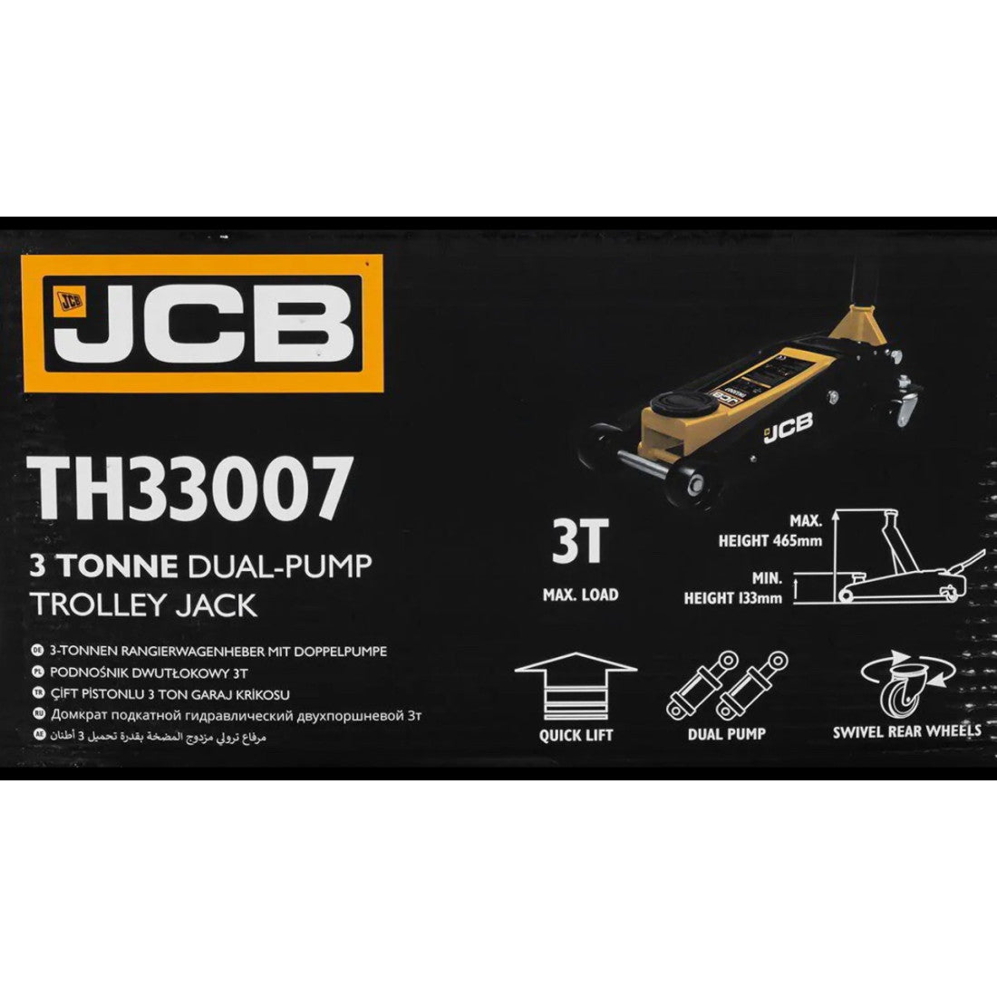 Γρύλος κροκόδειλος JCB 3 τόνων 133-465 χιλ. έως 3000 κιλά