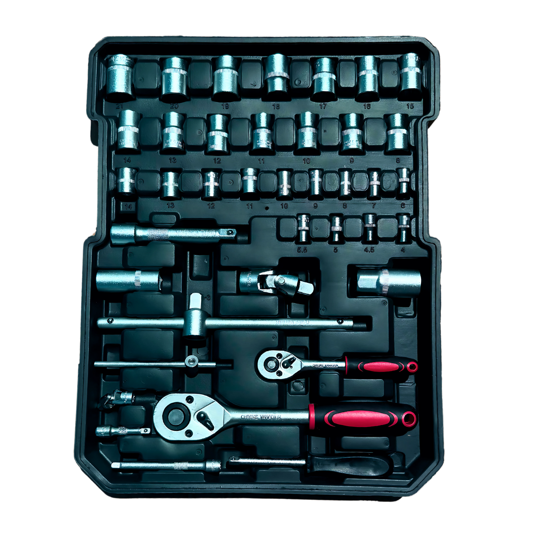 Γερμανική εργαλειοθήκη WerkBull Germany® με εργαλεία - 1050 τεμάχια από χάλυβα χρωμίου-βανάδιου 2024