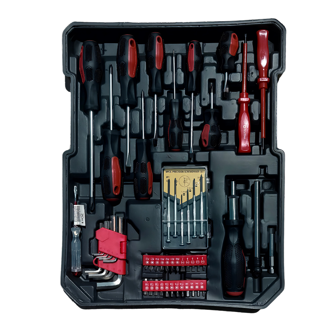 Γερμανική εργαλειοθήκη WerkBull Germany® με εργαλεία - 1050 τεμάχια από χάλυβα χρωμίου-βανάδιου 2024