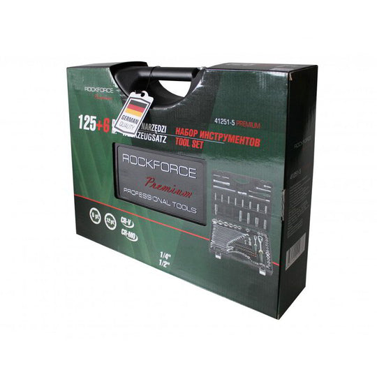 Επαγγελματικά εργαλεία 125+6 τεμάχια Rock Force Premium