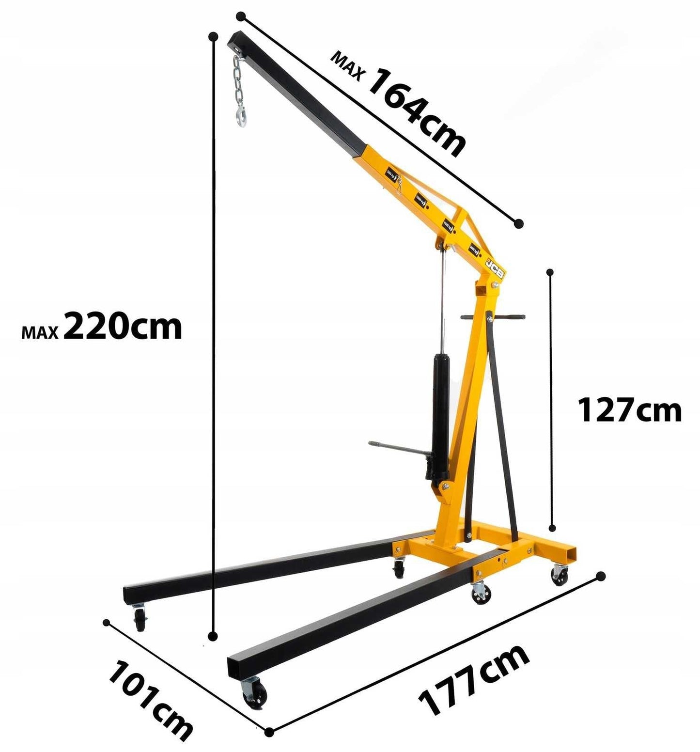 Υδραυλικός γερανός καμηλοπάρδαλη 2 τόνων JCB TH72004