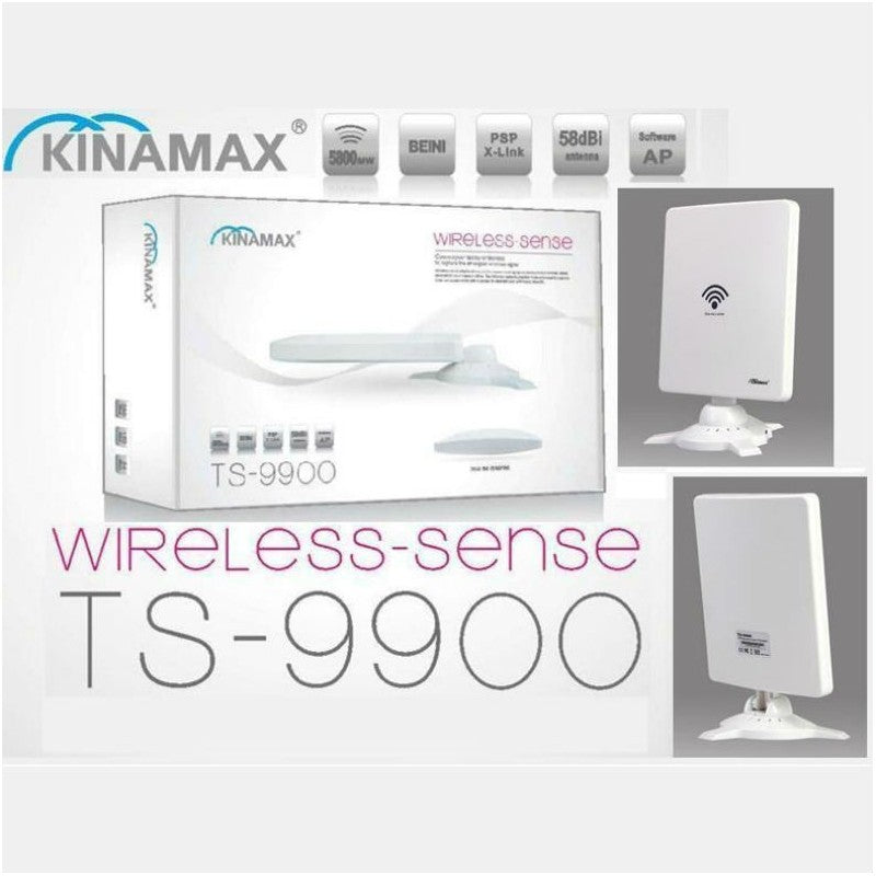 Κεραία δικτύου Kinamax TS-9900, 58 dBi, ενίσχυση έως 4000 m.